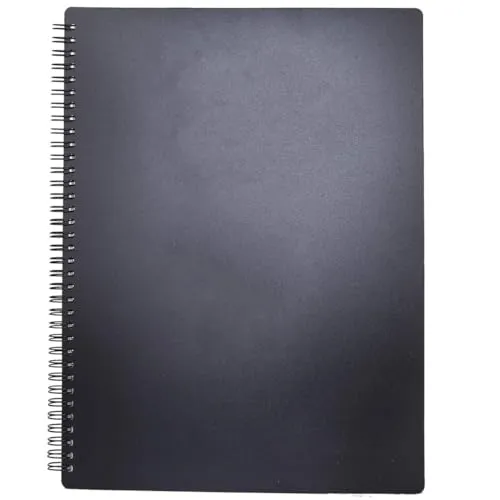 A4 Notenmappe, Music Sheet Chormappe, 40 Taschen Registermappen, Schnell & Bequem Notenmappe für Musikpartitur, File, Papier, Akten, Musiker und Band Music Note Schwarz