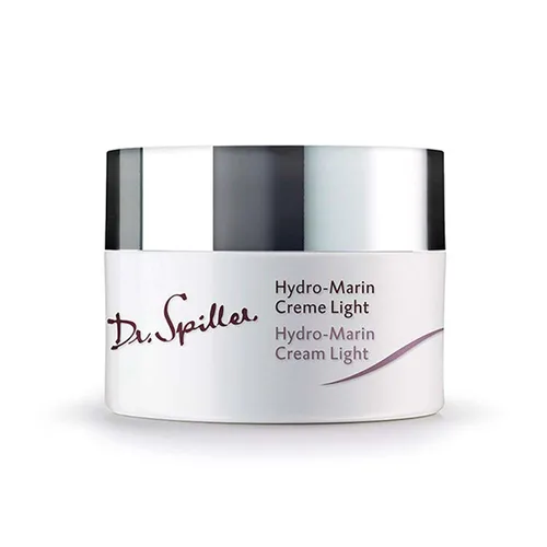 Dr. Spiller Hydro-Marin® Creme Light 50 ml - Anti-Faltenprodukte mit 100% natürlichen Inhaltsstoffen, Hyaluronsäure und Detox-Wirkung für strahlende, jugendliche Haut.