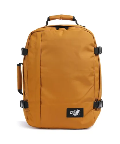 Cabinzero Unisex Classic Backpack 36l Rucksack - Orange Chill - Handgepäck mit optimal organisierten Fächern und einem praktischen Verschlusssystem für schnellen Zugriff. Langlebig und elegant, perfekt für das moderne Stadtleben.