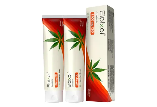 Elpixol® Körpergel mit 1.000mg CBD - Wärmesalbe für Muskelentspannung und Pflege - Wärmendes Körpergel mit 1.000mg CBD, Zimt- und Latschenkiefernöl für intensive Pflege. Ideal zur Unterstützung der Regeneration nach sportlichen Aktivitäten.
