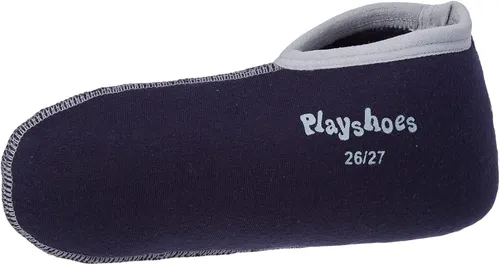 Playshoes Kinder Stiefelsocken Stiefel Socken Füßling, Blau, 34/35