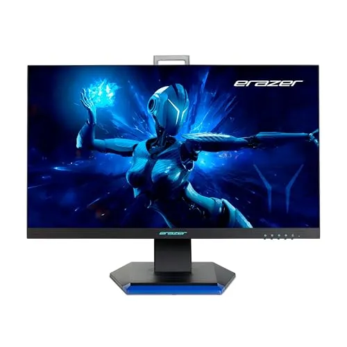 ERAZER Spectator X40 - 25 Zoll Full HD Gaming Monitor - Gaming Monitor mit 180Hz und 1ms Reaktionszeit für ruckelfreies Spielen. HDR10-Technologie sorgt für lebendige Farben und beeindruckende Bildqualität.