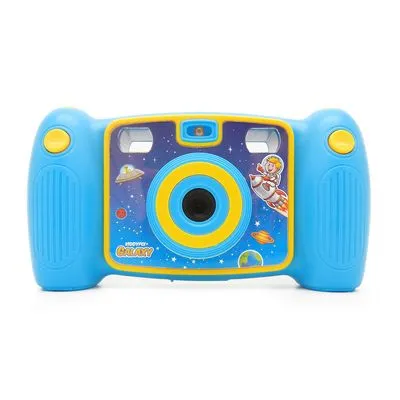 Easypix Kiddypix Galaxy - Digitale Kompaktkamera mit 1,3 MP CMOS Sensor, Full HD Video und Doppellinse für kreative Selfies