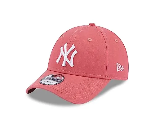 New Era New York Yankees MLB League Essential Pink 9Forty Cap - Stylische 9Forty Adjustable Strapback für Baseball-Fans, perfekt für jeden Anlass und mit verstellbarem Verschluss für optimalen Tragekomfort.