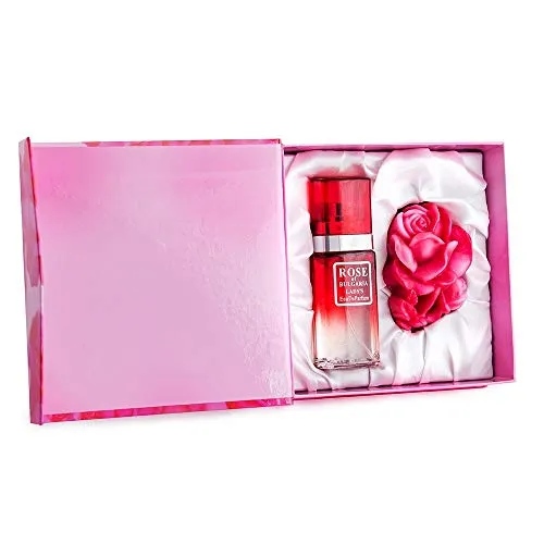Biofresh Rose of Bulgaria elegante Geschenkset - Bulgarien Rosen Parfüm 25 ml & Bulgarien Seife 40 gr.