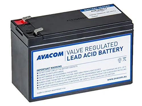 AVACOM Ersatz für RBC17 – Akku für USV. Ersatzbatterie für APC: RBC17