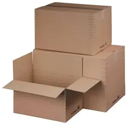 Verpackungskarton 22x33,5x8-19cm VE=10 Stück braun