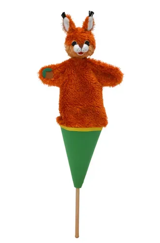 Tütenkasper Eichhörnchen m.Haselnuss 37cm