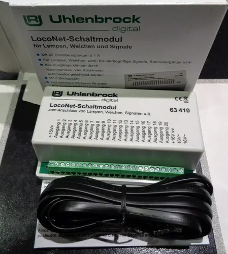 Uhlenbrock 63410 LocoNet Schaltmodul (Lampen, Weichen .