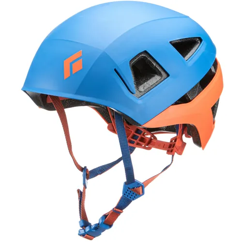 Black Diamond Kid's Capitan Helmet, Ultra Blue-Persimmon, Einheitsgröße - Fahrradhelme für Kinder, zertifiziert für Klettern und Radfahren, mit individuell gestaltbarem Design und optimaler Belüftung für maximalen Komfort.