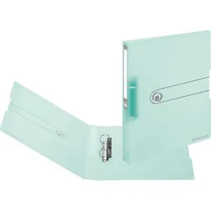 Herlitz Ringbuch easy orga to go 11409042, Pastell, A4, 2 Ring, Ring-Ø 25mm, minze transparent