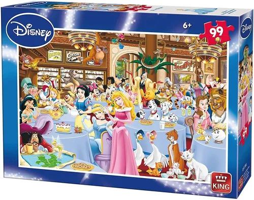 KING - Puzzle 99 Teile Tea Time Party DISNEY -  - KING05178A