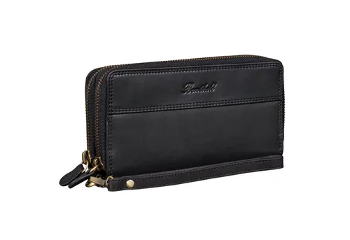 Benthill Geldbörse XXL Groß - Echt Leder RFID Brieftasche - Geldbörse aus echtem Leder mit RFID-Schutz, ideal für sicheres Aufbewahren von Karten und Bargeld. Perfekt für den täglichen Gebrauch und Reisen.