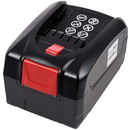 Powery Akku für Gardena EasyCut 23, 18V P4A Ready-To-Use Set - Zubehör für Elektrowerkzeug, leistungsstarker 5000 mAh Li-Ion Akku für längere Laufzeiten und effizientes Arbeiten im Garten.