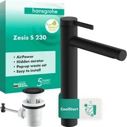 hansgrohe Zesis S Einhebel-Waschtischmischer 230 CoolStart