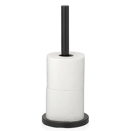KELA Ersatzrollenhalter Toilettenpapierhalter CARTA für 3 Rollen schwarz