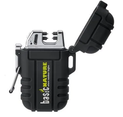 BasicNature Arc USB Feuerzeug Mehrfarbig One Size - Hochwertiges USB-Feuerzeug mit hochwertiger Qualität, ideal für Camping und Outdoor-Aktivitäten.