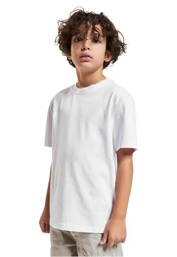 Urban Classics Jungen T-Shirt Boys Heavy Oversize Tee, lässiges T-Shirt für Jungen, White, 122/128
