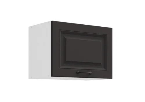 Küchen-Preisbombe Hochschrank Aufsatzschrank 50 cm Küche STILO Grau + Weiss Küchenzeile Küchenblock