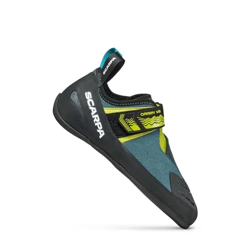 Scarpa Origin VS Herren Kletterschuhe - Blau - Größe 44 - Kletterschuhe für Herren mit optimaler Passform und hervorragendem Grip, ideal für Einsteiger und Fortgeschrittene.
