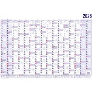 Güss-Verlag Plakatkalender 18000, Jahresplaner, 16 Monate, 60 x 42cm (A2)