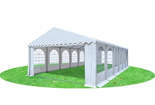 Stabilezelte Partyzelt 6x12m Giant Pro PVC FR XXL mit Fenster
