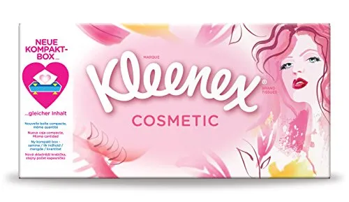 Kleenex Cosmetic Kosmetiktücher, 1er Pack (1 x 80 Tücher)