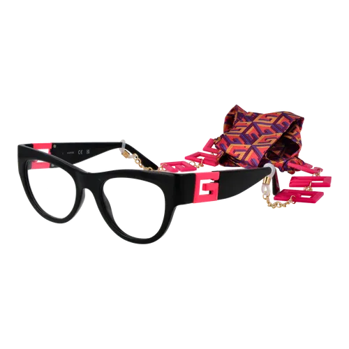 Guess Brillenfassung GU2988 074 50 – Stilvolle Damenbrille - Elegante lila Guess Brillenfassung im Katzenaugen-Stil, aus hochwertigem Edelstahl gefertigt. Ideal für modebewusste Frauen, die ihren Look unterstreichen möchten. Inklusive Original-Etui.