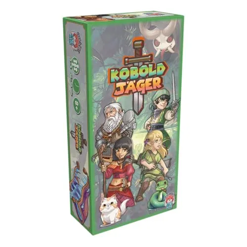 Ottavio – Koboldjäger Brettspiel für 2-4 Spieler - Kooperatives Abenteuerbrettspiel mit individuellen Charakteren und spannenden Missionen. Ideal für Familien und Fantasyfans, mit einfachen Regeln und strategischen Möglichkeiten. Spieldauer: 30-60 Minuten.