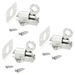 SOTECH Selbstschließender Türriegel 45 x 44 x 52 mm (3 Stück) - Silber