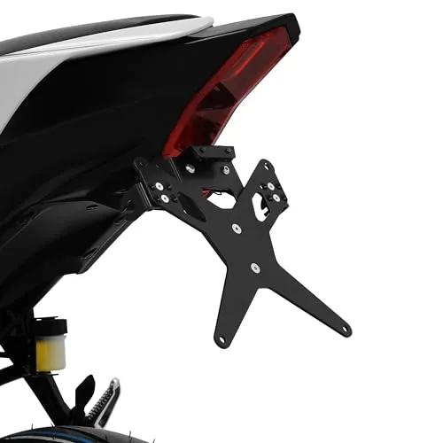 ZIEGER Kennzeichenhalter X-Line für Yamaha YZF-R7 - Hochwertiger Kennzeichenhalter für Yamaha YZF-R7, witterungsresistent mit verstellbarem Neigungswinkel und sportlicher Optik. Ideal für eine plane Auflage ohne TÜV-Eintragung.