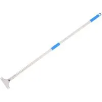 vidaXL Bodenabzieher-Stiel 119,5 cm aus Stahl und Kunststoff - Reinigungsbürsten mit rutschfestem Design für einfache Handhabung. Langlebig und leicht, ideal für effiziente Hausarbeit. Kompatibel mit verschiedenen Wasserschiebern.