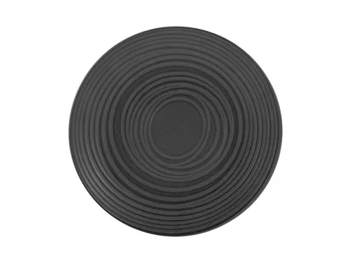 Speiseteller LAVA STONE DH 27x3.20 cm schwarz in schwarz von Sonstige
