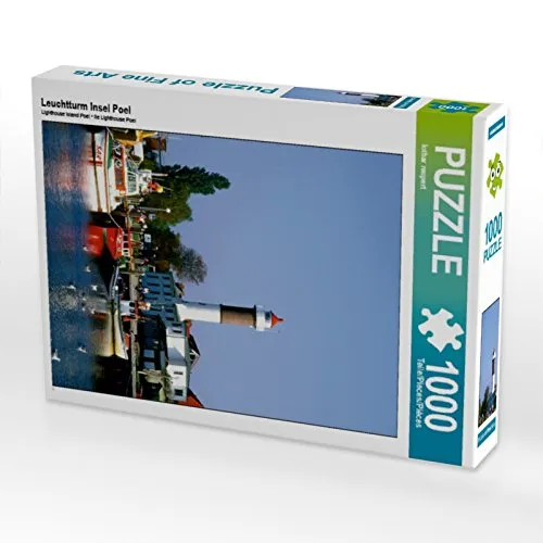 Calvendo Leuchtturm Insel Poel 1000 Teile Puzzle - Klassisches Puzzle mit 1000 Teilen, zeigt faszinierenden Leuchtturm, ideal für kreative Stunden und entspannendes Zusammensetzen.