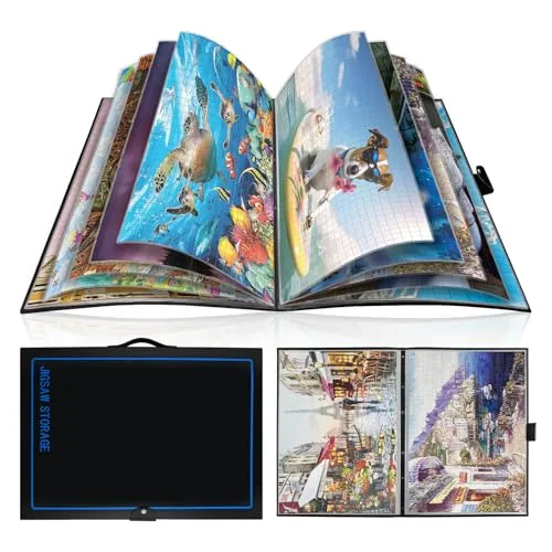 ALL4JIG 500–1000 Puzzle-Aufbewahrungsordner – Praktischer Organizer für Puzzle-Enthusiasten