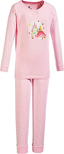 Erwin Müller Kinder-Schlafanzug Single-Jersey Hellrosa Größe 134/140