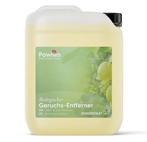Pawlie's® Enzymreiniger Geruchsentferner Katzenurin 5L | Hundeurin Tiergeruch