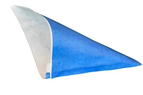 PGV Spitztüten aus Papier Länge ca. 19 cm für ca. 125 g Inhalt - BLAU (100 Stück)