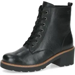 Caprice Stiefelette - Schwarz Leder, Größe 41 - Wanderschuhe mit innovativer Thermosohle für warme Füße und austauschbaren Innensohlen für individuellen Komfort.