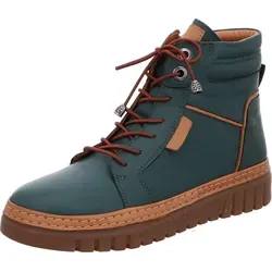 Gemini Damen Stiefelette braun-grün 38 EU - Stilvolle Damenstiefelette in braun-grün, Größe 38. Aus hochwertigem Leder gefertigt, mit bequemem Textilinnenmaterial. Ideal für lässige und sportliche Looks.