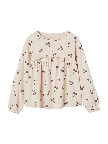 Vertbaudet Mädchen Blusenshirt mit Print pudrig rosa 128