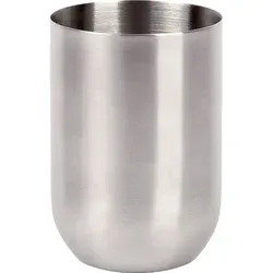 Round Steel Zahnputzbecher in weiß von houseproud