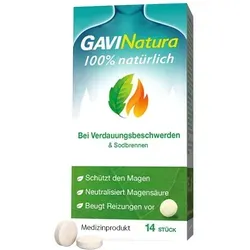 GAVINatura Lutschtabl. für Verdauungsbeschwerden - Praktische Lutschtabletten zur Unterstützung bei Verdauungsbeschwerden und Sodbrennen. Ideal für unterwegs und einfach in der Anwendung.