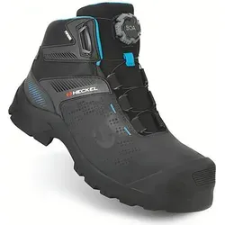 Uvex Safety MACSOLE ADVENTURE 3.0 Stiefel S3 - Schwarz/Blaue Sicherheitsschuhe Größe 41 - Sicherheitsschuhe der Klasse S3 mit rutschfester MACSOLE-Technologie, ideal für anspruchsvolle Arbeitsumgebungen und optimalen Tragekomfort.