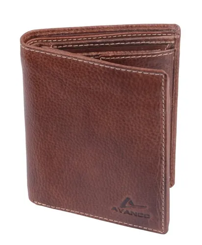 GlücksNugget Herrenbörse aus Leder, cognac, dunkel - Elegante GlücksNugget Geldbörse aus hochwertigem Leder, ideal für den täglichen Gebrauch. Praktisches Design mit Platz für Karten und Geldscheine, perfekt für stilbewusste Herren! Kategorie: Geldbeutel & Geldklammern.