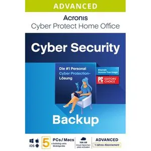 Acronis Antivirensoftware Cyber Protect, Home Office Advanced, PKC, 5 Geräte, 1 Jahr