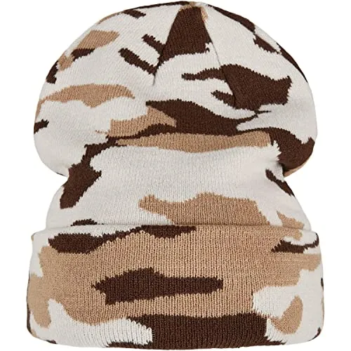 Urban Classics Unisex Camo Beanie-Mütze, lightcamo, one Size
