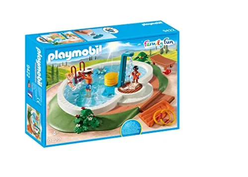 Produktbild PLAYMOBIL Family Fun 9422 Swimmingpool mit Pump-Dusche