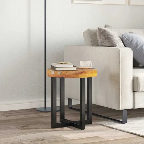 Maison Exclusive Couchtisch 40 x 45 cm aus Massivholz und Polyresin
