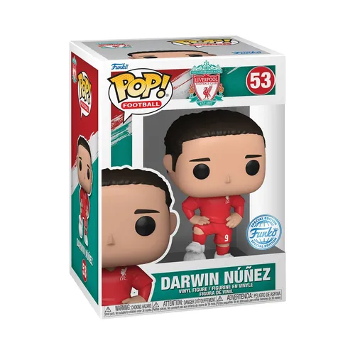 Funko POP! Soccer: Liverpool FC - Darwin Nunez - Vinyl-Sammelfigur - Geschenkide